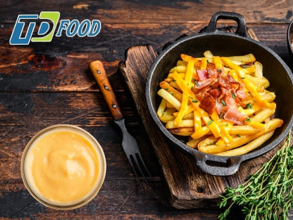 Sốt phô mai được ứng dụng đa dạng trong các món ăn
